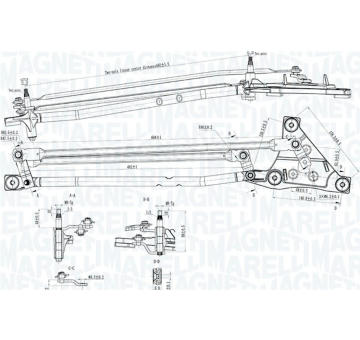 Tyčoví stěračů MAGNETI MARELLI 085570738010