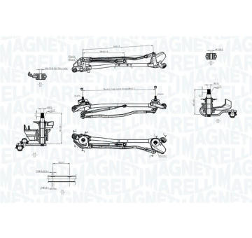 Tyčoví stěračů MAGNETI MARELLI 085570740010