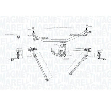 Tyčoví stěračů MAGNETI MARELLI 085570742010