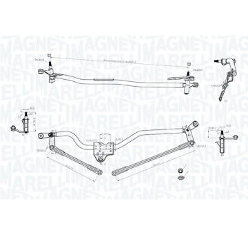 Tyčoví stěračů MAGNETI MARELLI 085570750010