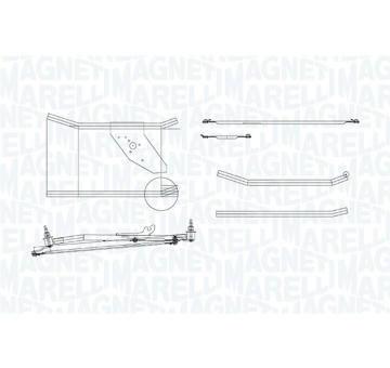 Mechanizmus stieračov MAGNETI MARELLI 085570760010
