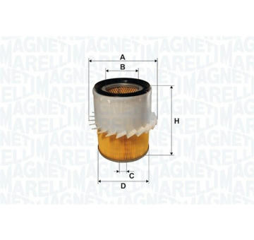 Vzduchový filtr MAGNETI MARELLI 153071762513