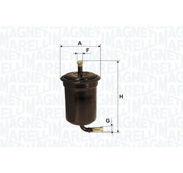 Palivový filtr MAGNETI MARELLI 153071762557
