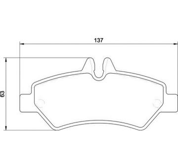 Sada brzdových destiček, kotoučová brzda MAGNETI MARELLI 363710033016