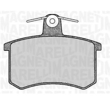 Sada brzdových destiček, kotoučová brzda MAGNETI MARELLI 363916060116