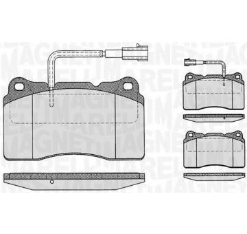 Sada brzdových destiček, kotoučová brzda MAGNETI MARELLI 363916060121