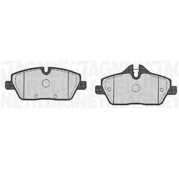 Sada brzdových destiček, kotoučová brzda MAGNETI MARELLI 363916060147