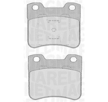 Sada brzdových destiček, kotoučová brzda MAGNETI MARELLI 363916060166