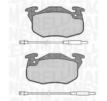 Sada brzdových destiček, kotoučová brzda MAGNETI MARELLI 363916060168