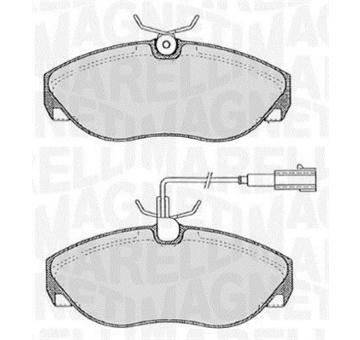 Sada brzdových destiček, kotoučová brzda MAGNETI MARELLI 363916060183