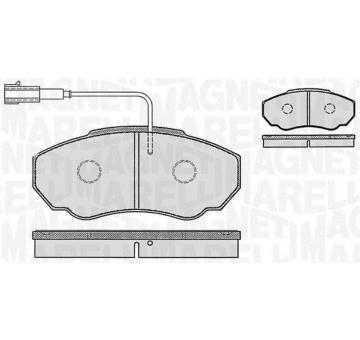 Sada brzdových destiček, kotoučová brzda MAGNETI MARELLI 363916060186