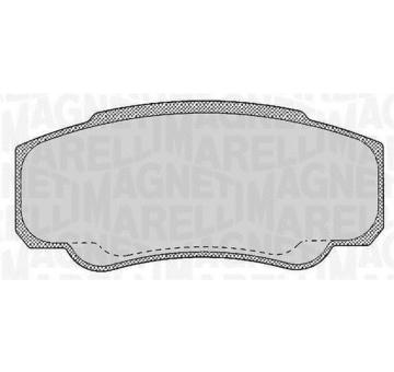 Sada brzdových destiček, kotoučová brzda MAGNETI MARELLI 363916060188
