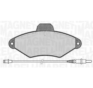 Sada brzdových destiček, kotoučová brzda MAGNETI MARELLI 363916060198