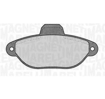 Sada brzdových destiček, kotoučová brzda MAGNETI MARELLI 363916060220