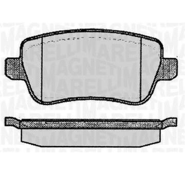 Sada brzdových destiček, kotoučová brzda MAGNETI MARELLI 363916060225