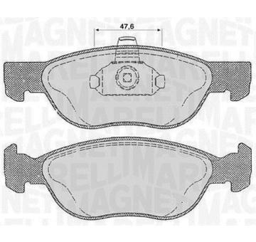 Sada brzdových destiček, kotoučová brzda MAGNETI MARELLI 363916060238