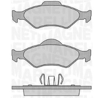 Sada brzdových destiček, kotoučová brzda MAGNETI MARELLI 363916060251