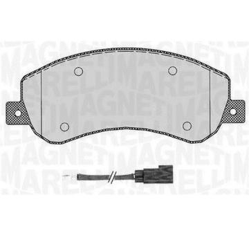 Sada brzdových destiček, kotoučová brzda MAGNETI MARELLI 363916060272