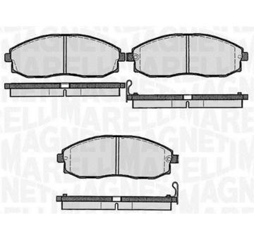 Sada brzdových destiček, kotoučová brzda MAGNETI MARELLI 363916060279