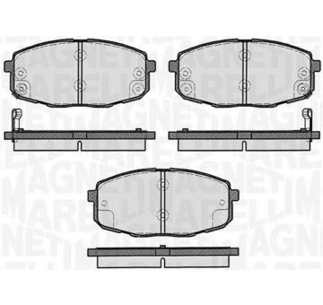 Sada brzdových destiček, kotoučová brzda MAGNETI MARELLI 363916060281