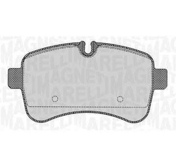 Sada brzdových destiček, kotoučová brzda MAGNETI MARELLI 363916060284