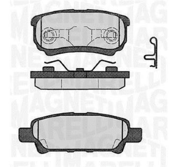 Sada brzdových destiček, kotoučová brzda MAGNETI MARELLI 363916060285