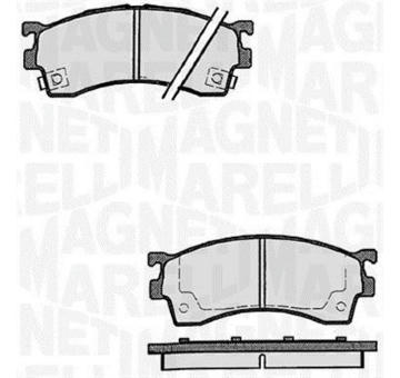 Sada brzdových destiček, kotoučová brzda MAGNETI MARELLI 363916060296