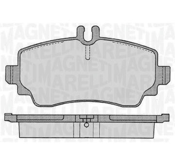 Sada brzdových destiček, kotoučová brzda MAGNETI MARELLI 363916060301