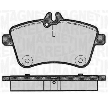 Sada brzdových destiček, kotoučová brzda MAGNETI MARELLI 363916060302