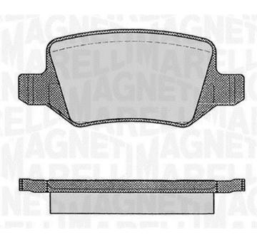 Sada brzdových destiček, kotoučová brzda MAGNETI MARELLI 363916060308