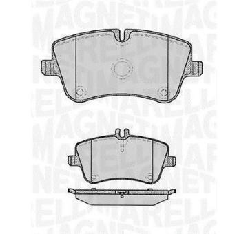 Sada brzdových destiček, kotoučová brzda MAGNETI MARELLI 363916060312