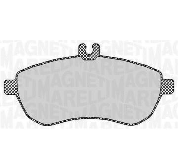 Sada brzdových destiček, kotoučová brzda MAGNETI MARELLI 363916060313