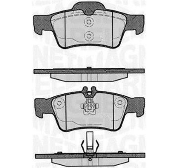 Sada brzdových destiček, kotoučová brzda MAGNETI MARELLI 363916060316