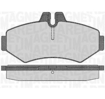 Sada brzdových destiček, kotoučová brzda MAGNETI MARELLI 363916060319
