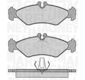 Sada brzdových destiček, kotoučová brzda MAGNETI MARELLI 363916060322