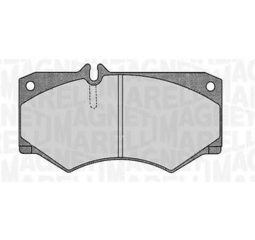 Sada brzdových destiček, kotoučová brzda MAGNETI MARELLI 363916060325