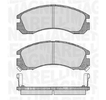 Sada brzdových destiček, kotoučová brzda MAGNETI MARELLI 363916060339