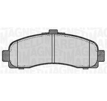 Sada brzdových destiček, kotoučová brzda MAGNETI MARELLI 363916060346
