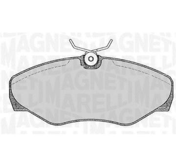 Sada brzdových destiček, kotoučová brzda MAGNETI MARELLI 363916060371