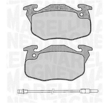 Sada brzdových destiček, kotoučová brzda MAGNETI MARELLI 363916060372