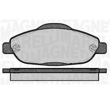 Sada brzdových destiček, kotoučová brzda MAGNETI MARELLI 363916060373