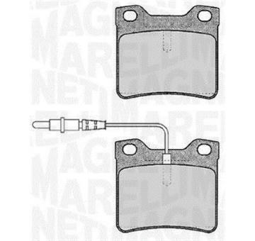 Sada brzdových destiček, kotoučová brzda MAGNETI MARELLI 363916060375