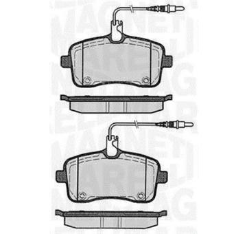 Sada brzdových destiček, kotoučová brzda MAGNETI MARELLI 363916060376