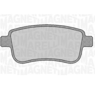 Sada brzdových destiček, kotoučová brzda MAGNETI MARELLI 363916060382