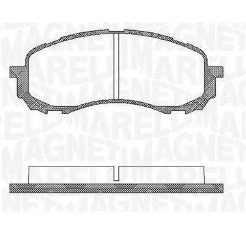 Sada brzdových destiček, kotoučová brzda MAGNETI MARELLI 363916060400