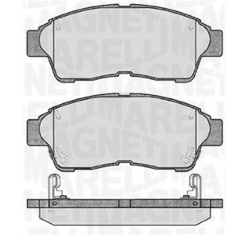 Sada brzdových destiček, kotoučová brzda MAGNETI MARELLI 363916060406