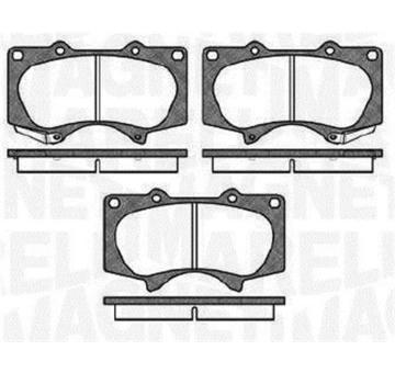 Sada brzdových destiček, kotoučová brzda MAGNETI MARELLI 363916060409