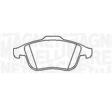 Sada brzdových destiček, kotoučová brzda MAGNETI MARELLI 363916060426
