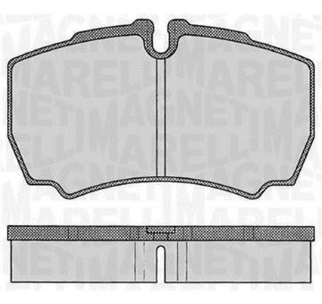 Sada brzdových destiček, kotoučová brzda MAGNETI MARELLI 363916060434