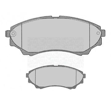 Sada brzdových destiček, kotoučová brzda MAGNETI MARELLI 363916060439